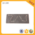 LB280 Factory Custom Colorful Embossed Logo PU Leather Patch For garment,Beanie Leather Patch With You Own Logo